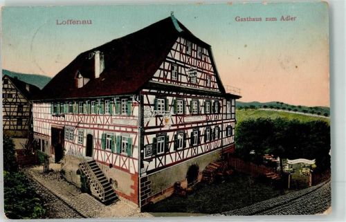 Loffenau 1911 Gasthaus zum Adler