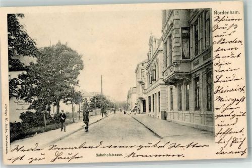 Nordenham 1905 Bahnhofstraße