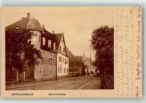 Dippoldiswalde 1921 Bahnhofstraße