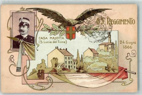 1866 Casa Majotta S. Lucia del Tione 65. Reggimento Wappen