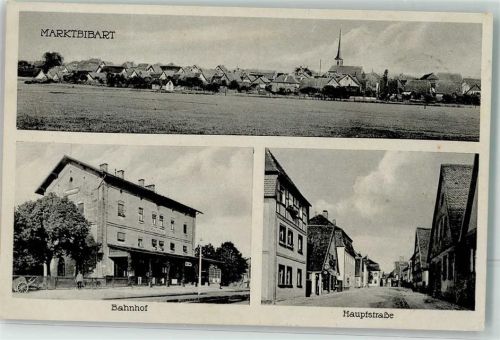 Markt Bibart Bahnhof Hauptstraße