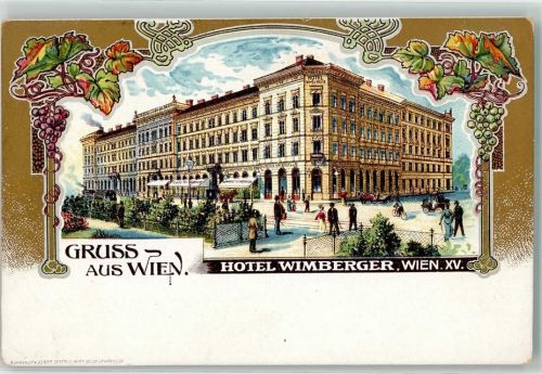 Wien Hotel Wimberger Straßenbahn Oldtimer Fahrrad