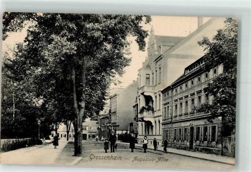 01558 O8280 Großenhain , Sachs 1911 - Augustus-Allee