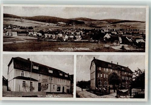 Angersbach Neue Schule Gasthaus Walter