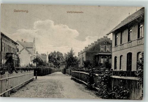 39606 O3540 Osterburg Altmark 1918 - Wallpromenade