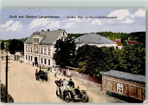 Langenhessen 1916 Gasthaus Langenhessen Ball- u. Garten-Etablissement