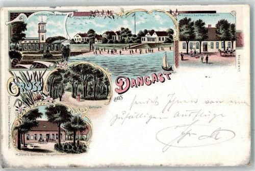 Dangast 1899 Kurpark Gasthaus Töben Logierhaus Strand