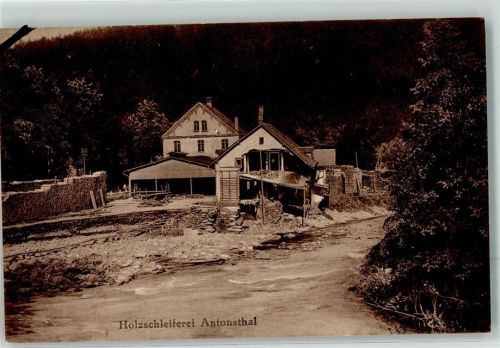 Antonsthal Holzschleiferei Wolkenbruch-Katastrophe 1931