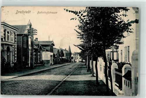 Bredstedt 1910 Bahnhofstraße