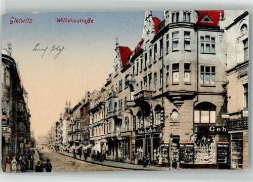 Gleiwitz 1917 Wilhelmstraße