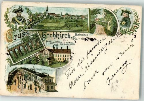 Pommritz 1898 Alter Fritz Eisenbahnviadukt Bahnhof Agricultur Versuchs-Station Blutgasse