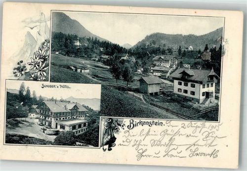 Birkenstein 1905 Hotel Schober
