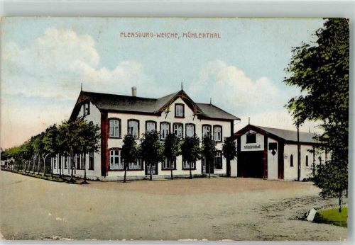 24937 W2390 Weiche Foto AK Gasthaus Mühlenthal