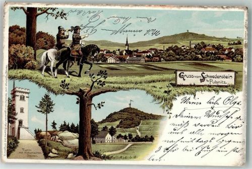 Pulsnitz Schwedenstein Aussichtsturm Reiter
