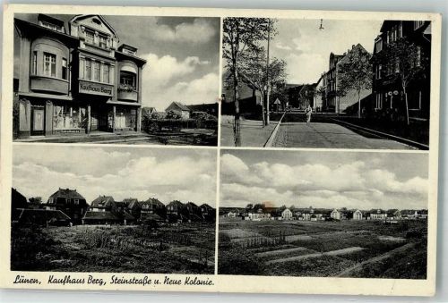Lünen Steinstraße Neue Kolonie Kaufhaus Berg