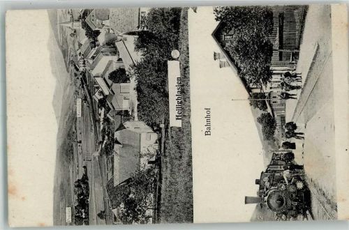 Saint-Blaise-la-Roche 1916 Feldpost WK I Nr. 130 Bahnhof Eisenbahn Heiligblasien