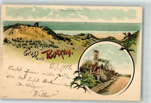 Borkum 1902 Düne Ottmar Zieher