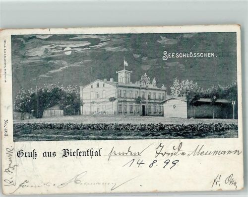 Biesenthal 1899 Seeschlößchen