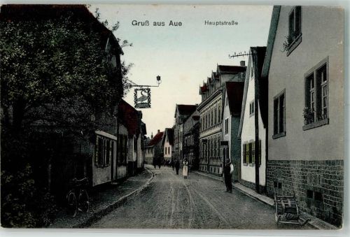 Aue Hauptstraße Gasthaus zum Schwan Fahrrad