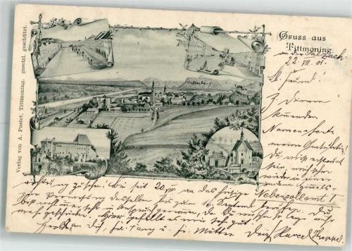 Tittmoning 1901 Untersberg Burg Tittmoning Kapelle