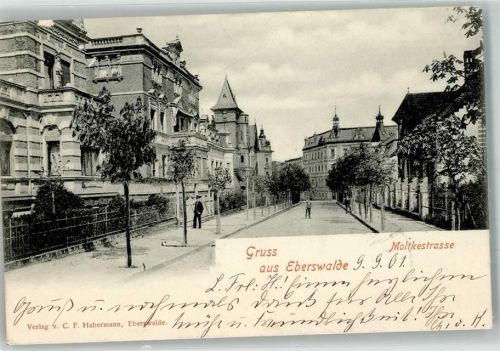 16225 O1300 Eberswalde 1901 - Moltkestraße Villen