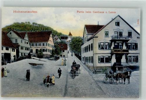 73033 W7320 Hohenstaufen 1906 - Gasthaus z. Lamm