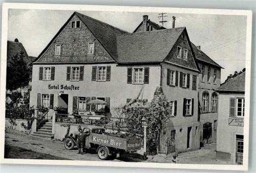 Rhaunen Hotel Schuster Biertransporter "Kirner Bier"