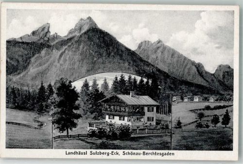 Schönau Landhäusl Sulzberg-Eck Zeichnung