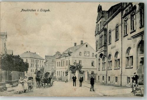 Neukirchen-Adorf 1906 Rathaus