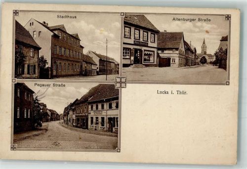 04613 O7403 Lucka , Thür - Pegauer Straße Stadthaus Altenburger Straße