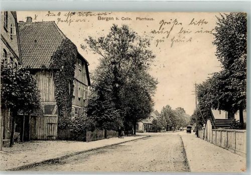 Bergen 1913 Pfarrhaus