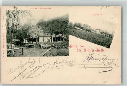 Wien 1901 Gasthaus Riegler Sofienalpe Rieglerhütte