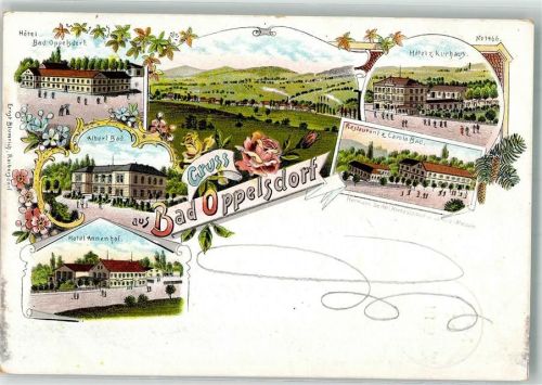 Bad Oppelsdorf 1898 Hotel zum Kurhaus Hotel Annenhof Albert-Bad Gasthaus Carola-Bad