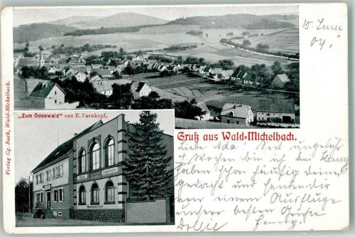 Wald-Michelbach 1904 Gasthaus zum Odenwald