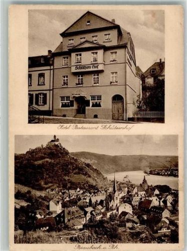 Braubach Hotel-Gasthaus Schützenhof Marksburg Rhein