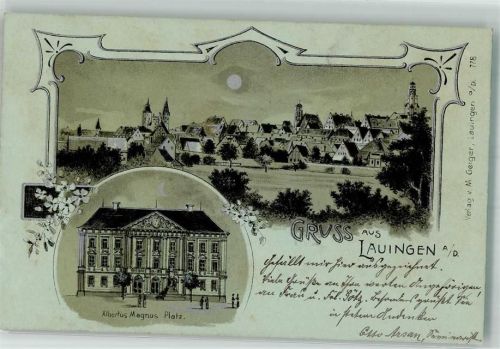 Lauingen 1898 Alberts Magnus-Platz