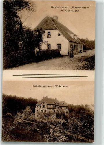 Obernzenn Erhgolungsheim "Waldhorn" Gasthaus "Strassenhof"