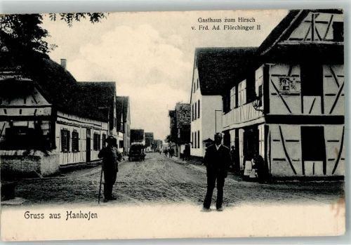 Hanhofen 1915 Gasthaus zum Hirsch