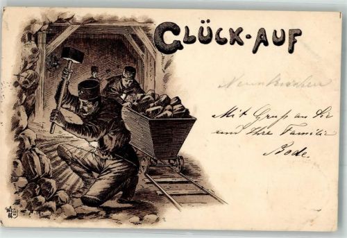 1897 Glück auf Bergmänner Zieher, Ottmar