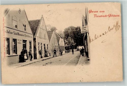 Neustadtgödens 1905 Gasthaus Stadt Hannover Manufakturgeschäft Philipp Cohen