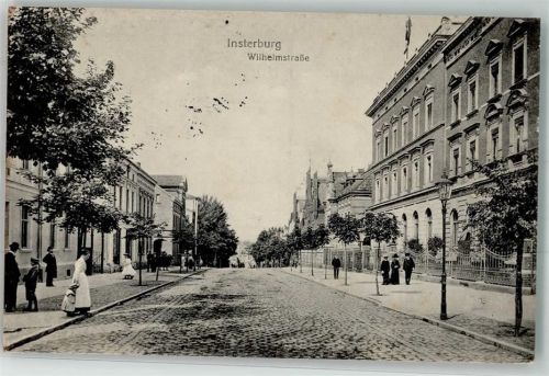 Insterburg 1917 Wilhelmstrasse Feldpost WK I