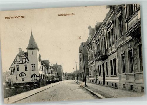Aschersleben 1916 Friedichstraße