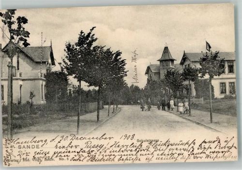 Sande 1903 Schulstraße