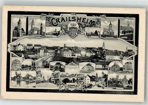 Crailsheim 1910 Mehrbildkarte Crailsheim