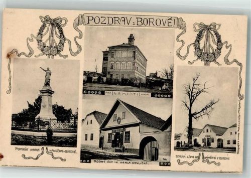 Pardubice Denkmal Karl Havucka von Borové Kirche Borova