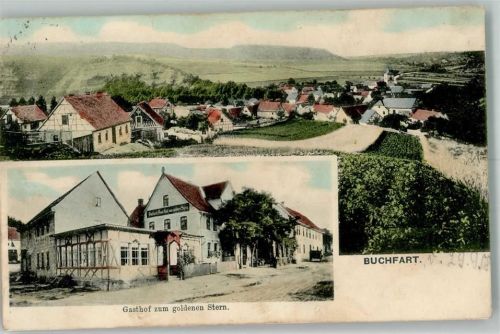 Buchfart 1909 Gasthaus zum goldenen Stern