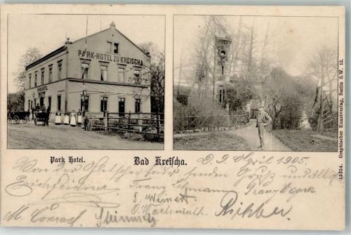 Kreischa 1905 Park-Hotel zu Kreischa