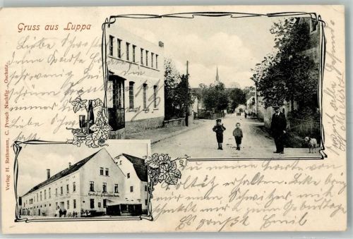 Luppa 1905 Dorfstraße Gasthaus