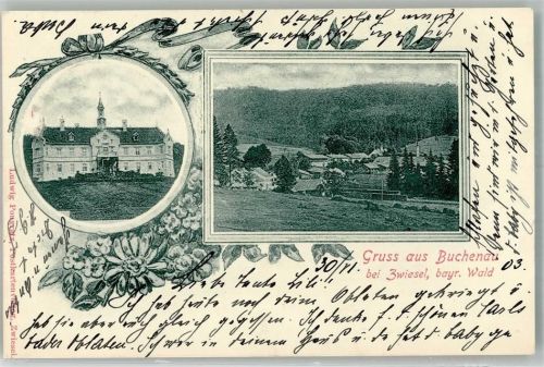 Buchenau 1903 Adelskorrespondenz Schloss Buchenau