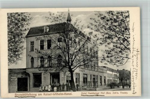 Brunsbüttelkoog 1918 Hotel Hamburger Hof